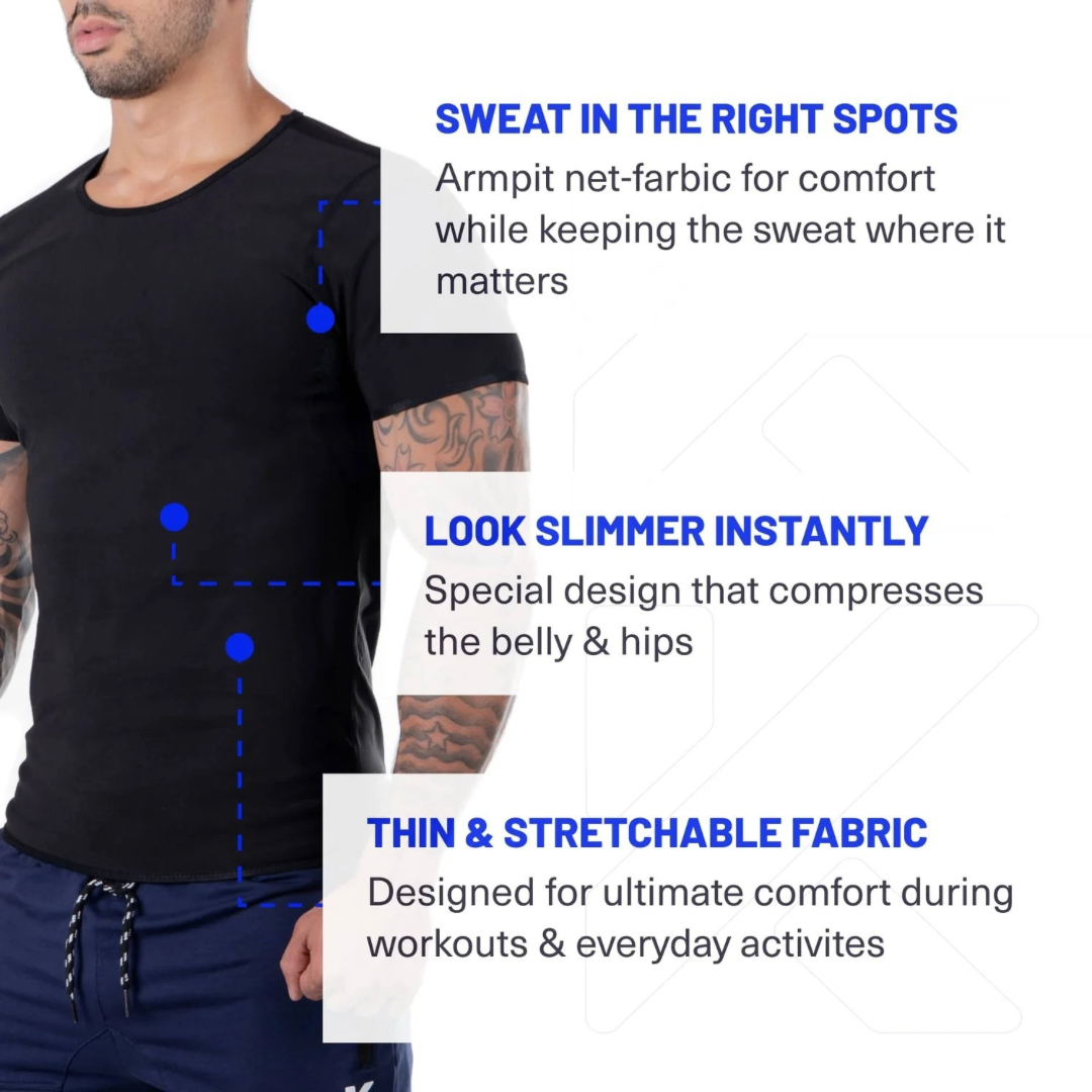 Aravza™ Men’s Sauna Shirt – Drop 5lbs in 14 Days or It’s Free
