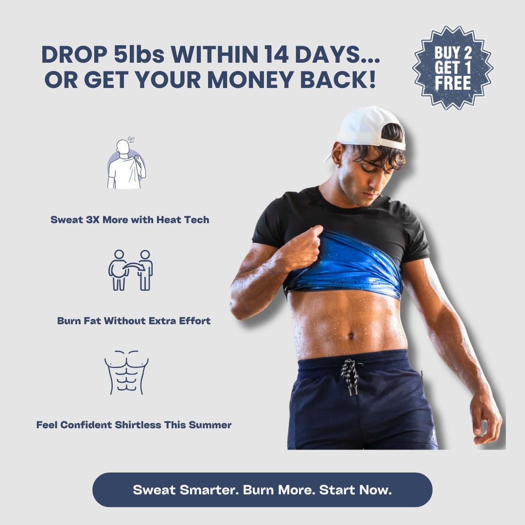 Aravza™ Men’s Sauna Shirt – Drop 5lbs in 14 Days or It’s Free